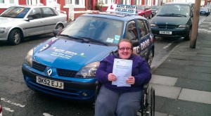 Becky passes with Auto Drive driving school in Wallasey